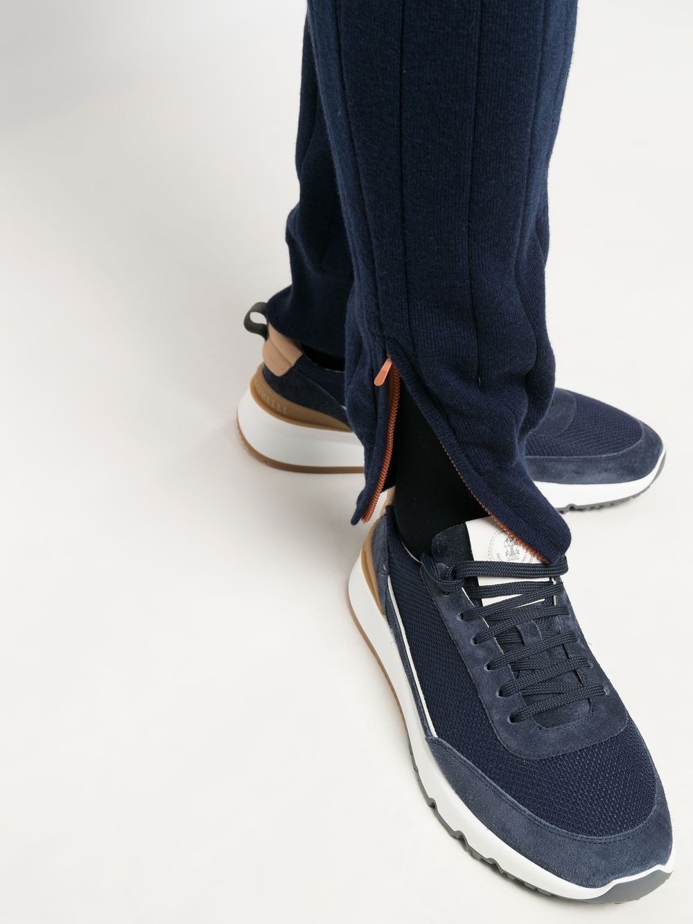 cashmere ribbed joggers - 5
