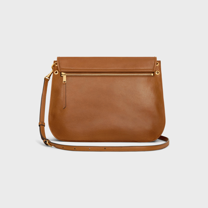 BESACE SOFT TRIOMPHE IN SUPPLE SHINY LAMBSKIN 3