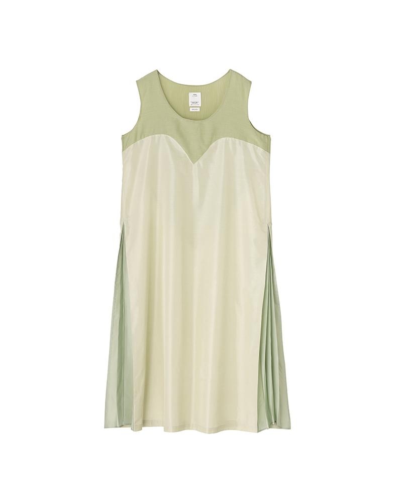 CLEO DRESS (SILK) W LT.GREEN - 1