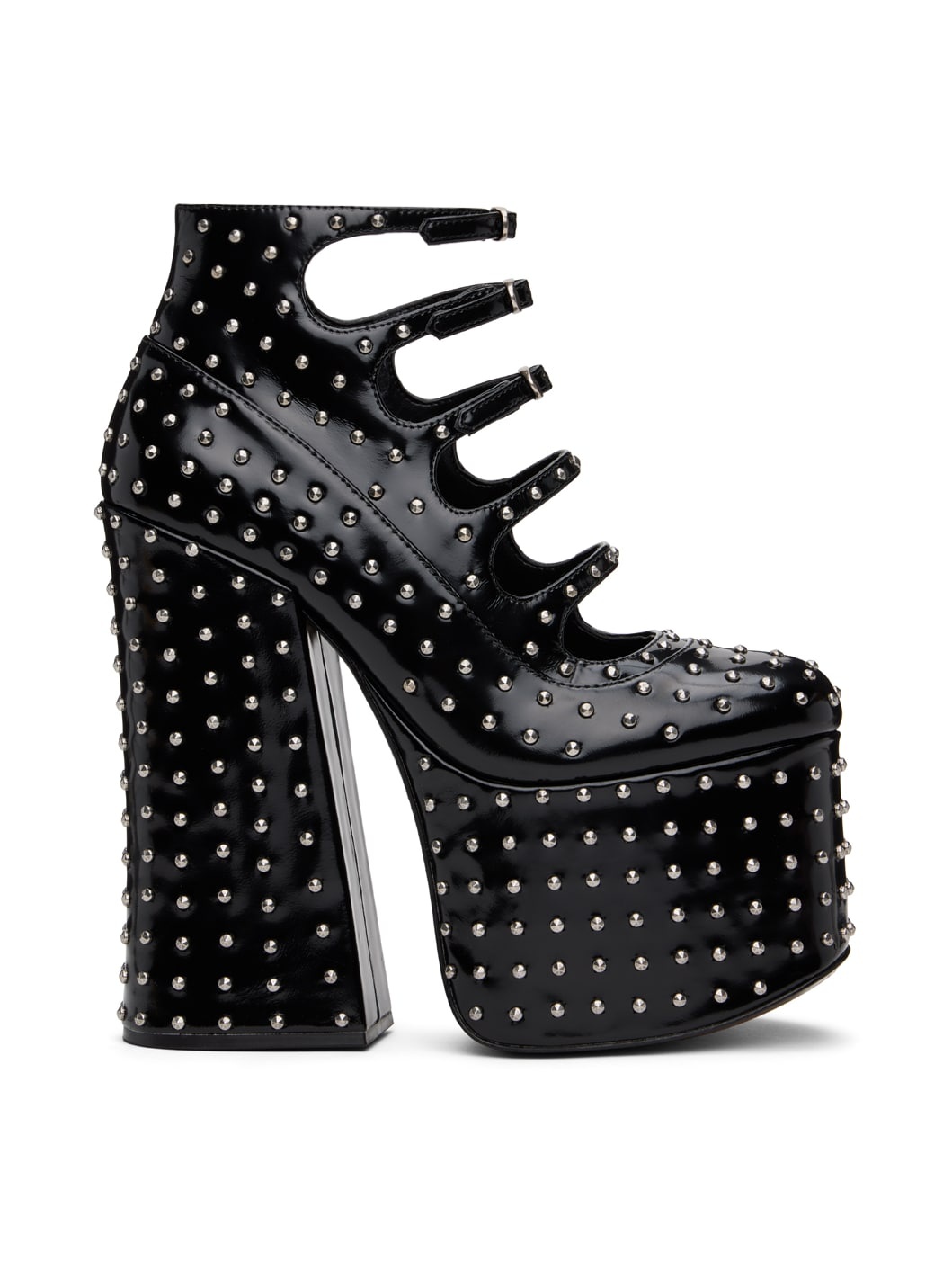 Marc Jacobs Black The Kiki Heels REVERSIBLE