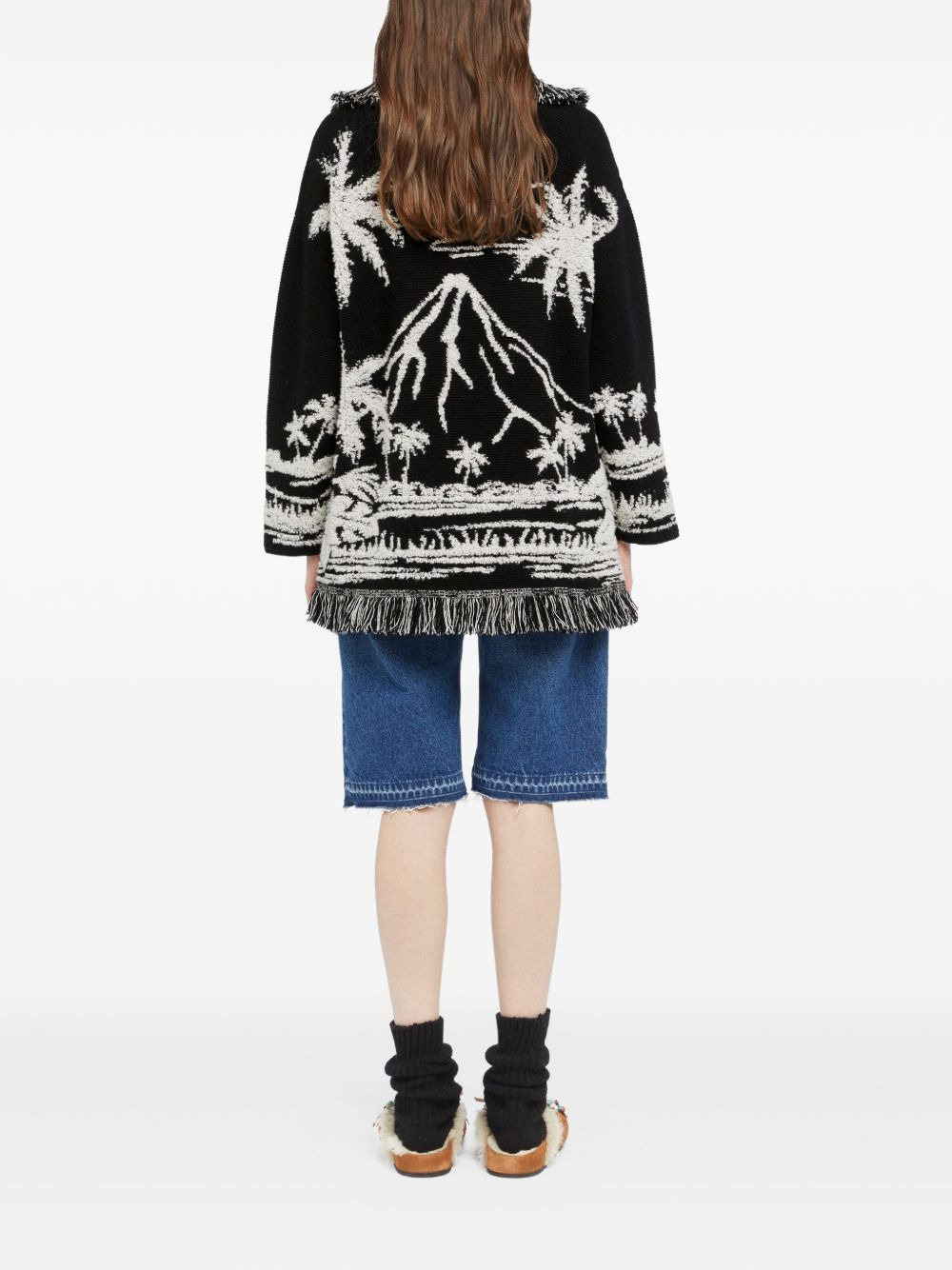 Palm Grove Tales fringe cardigan - 4