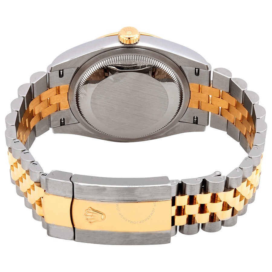 Rolex Datejust 36 White Dial Men's Stainless Steel and 18kt Yellow Gold Jubilee Watch 126233WRJ - 3