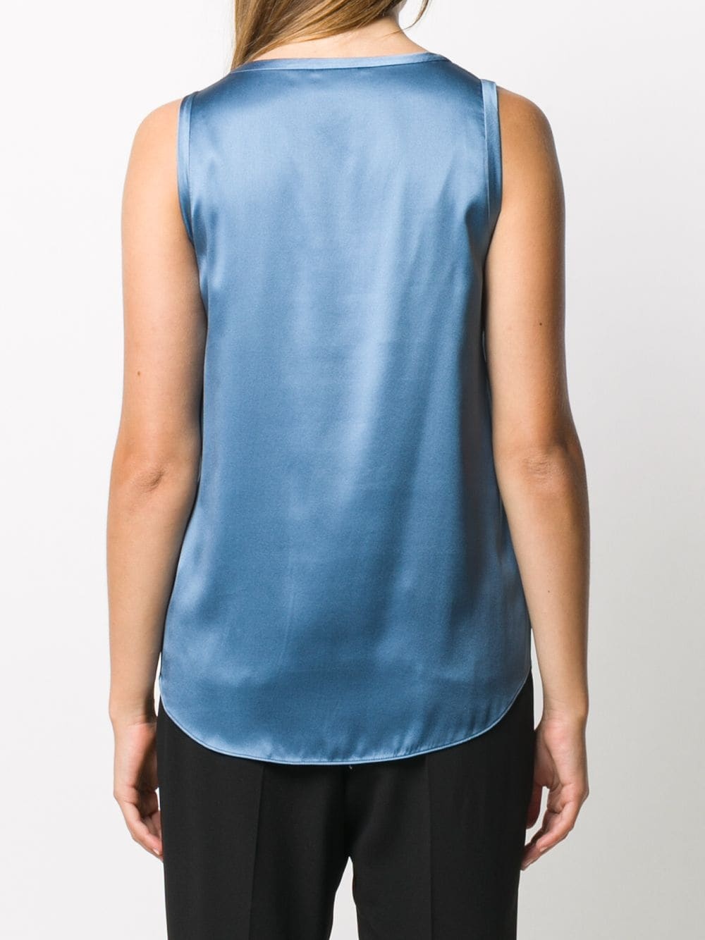 sleeveless scoop neck top - 4