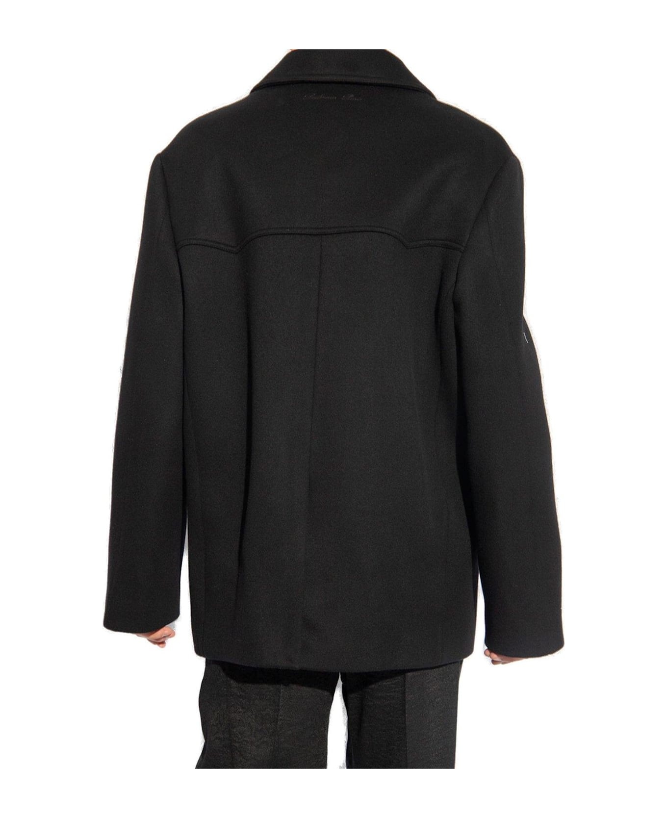 Double Breasted Short Coat - 3