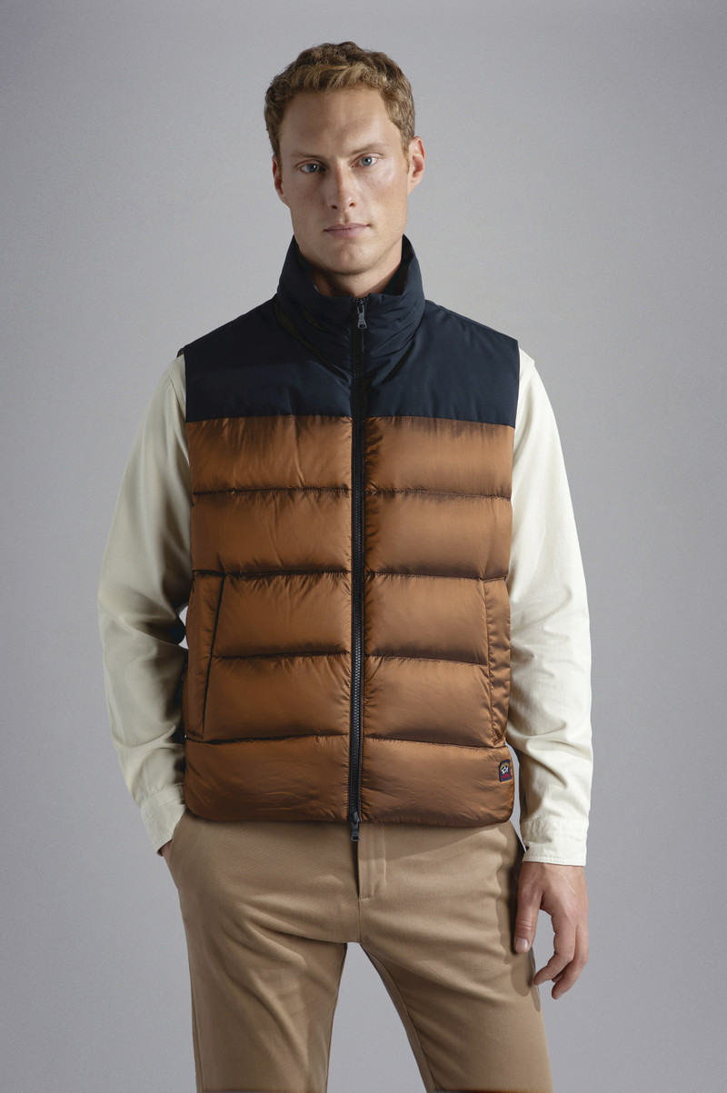 COLOR BLOCK QUILTED VEST 6