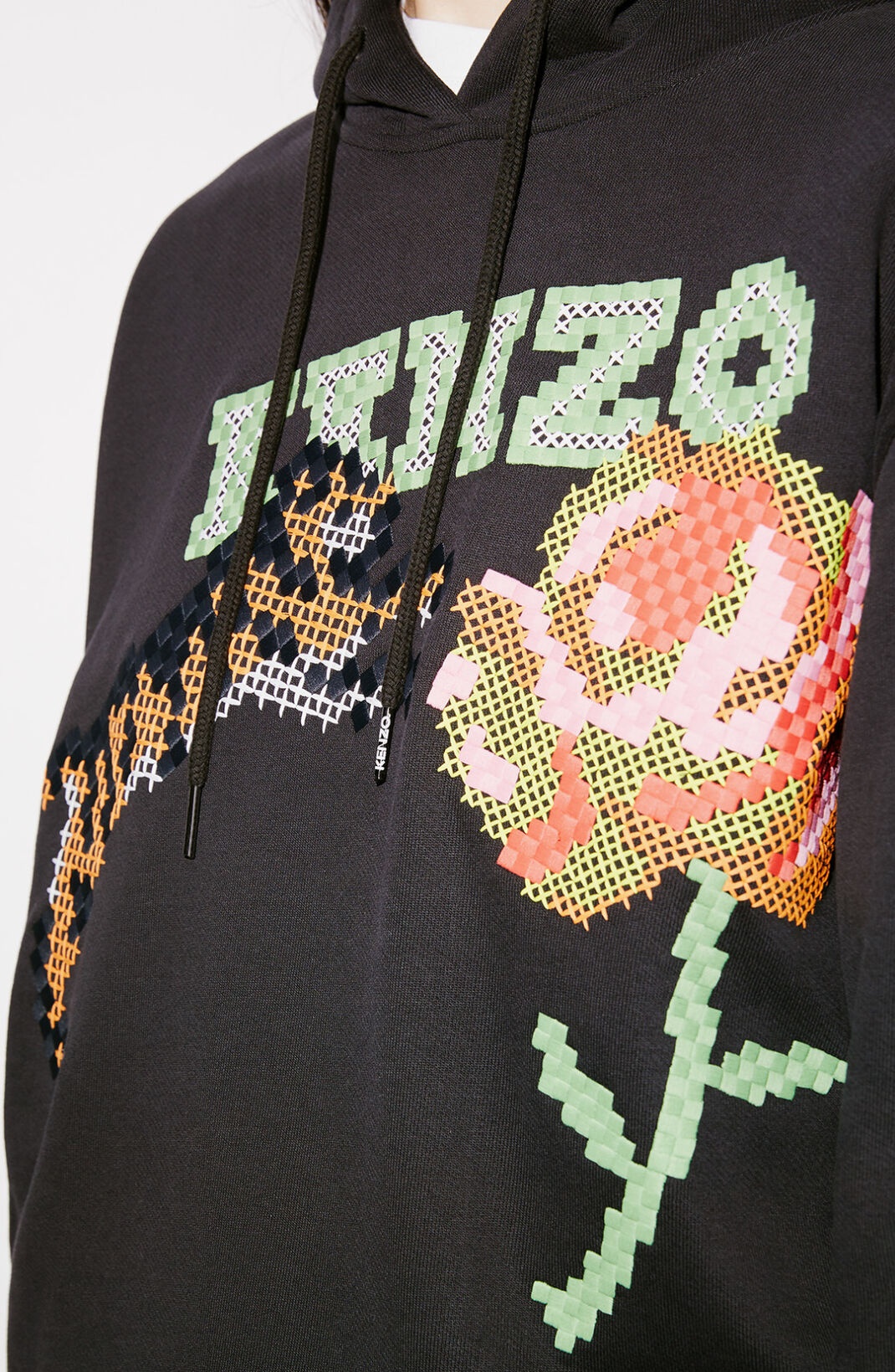 KENZO 'KENZO Pixel' hoodie sweatshirt | REVERSIBLE
