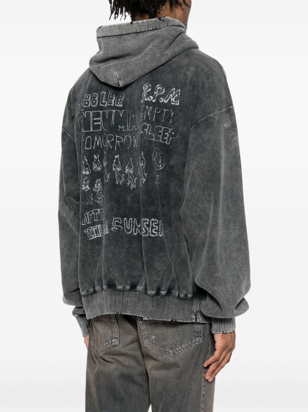 bleached hoodie - 4