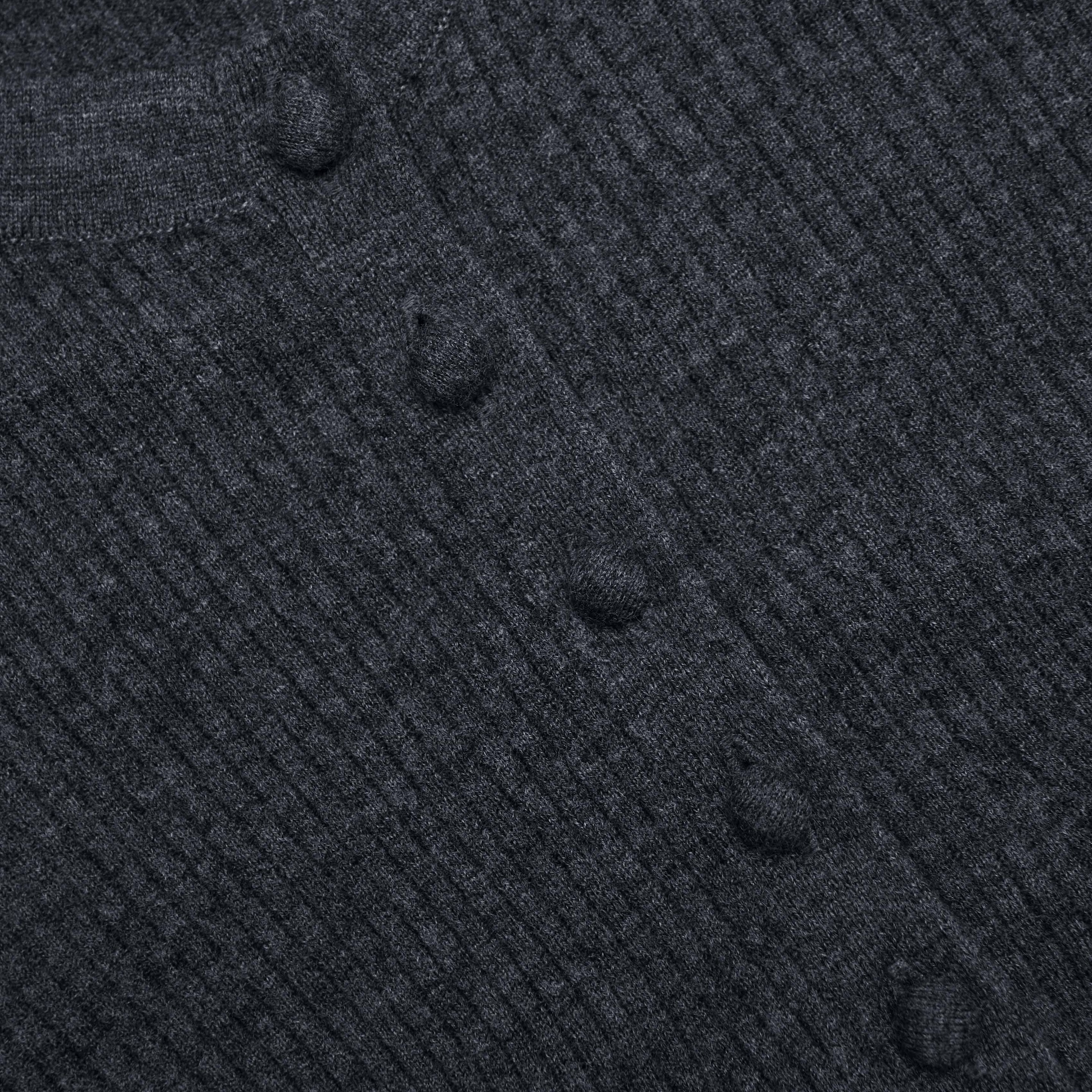 Grey Wool Knit Playsuit - 5