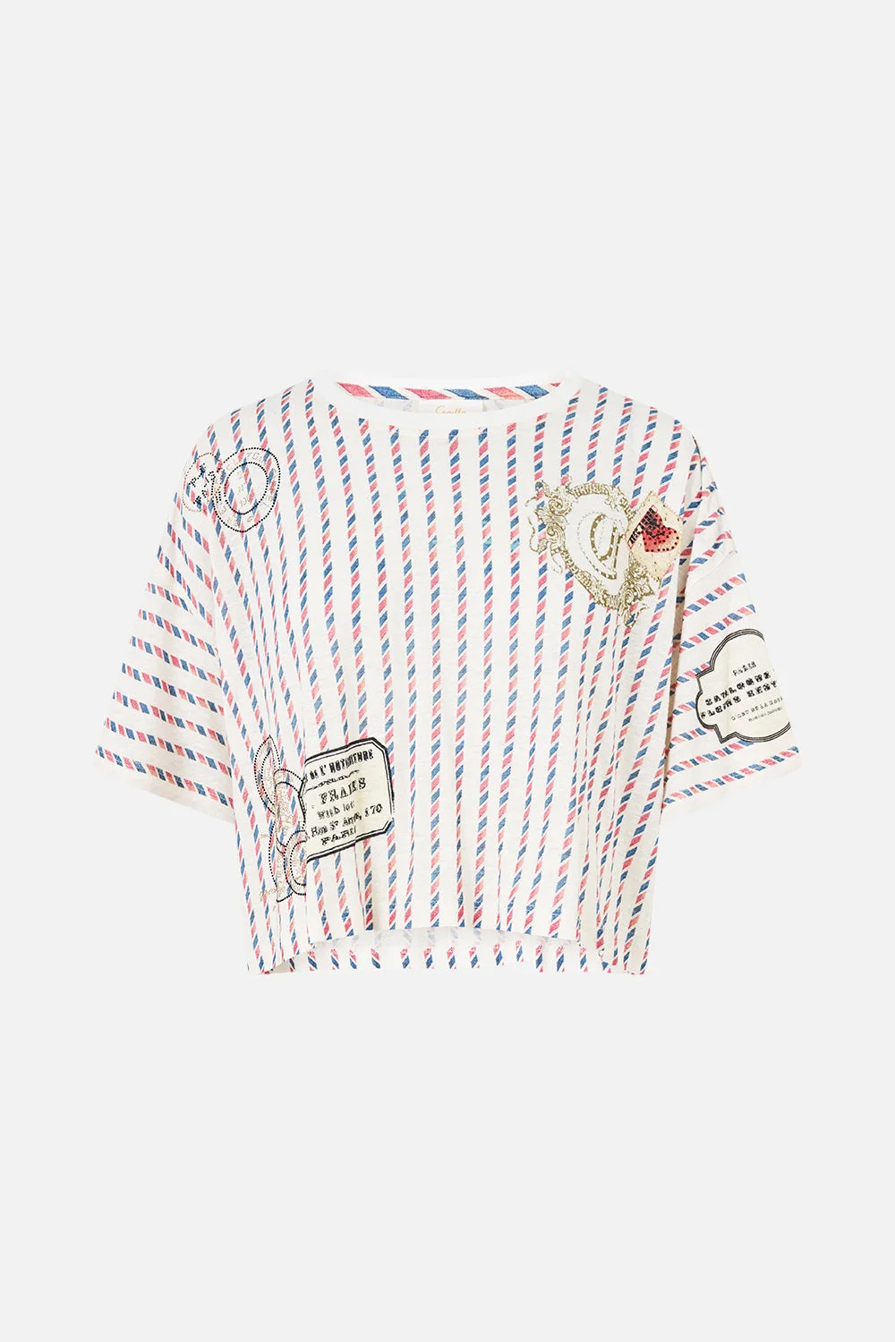 BOXY CROP TEE LA BELLE BOTANIQUE - 1