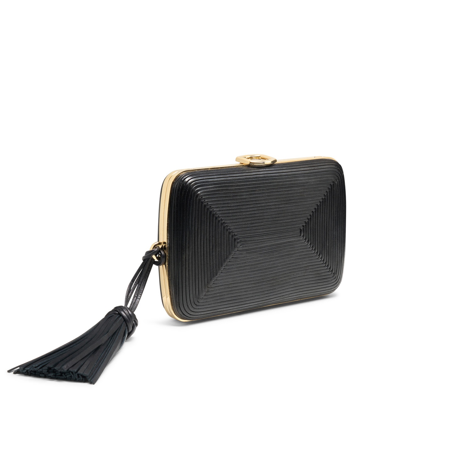 Black leather crossbody bag - 2