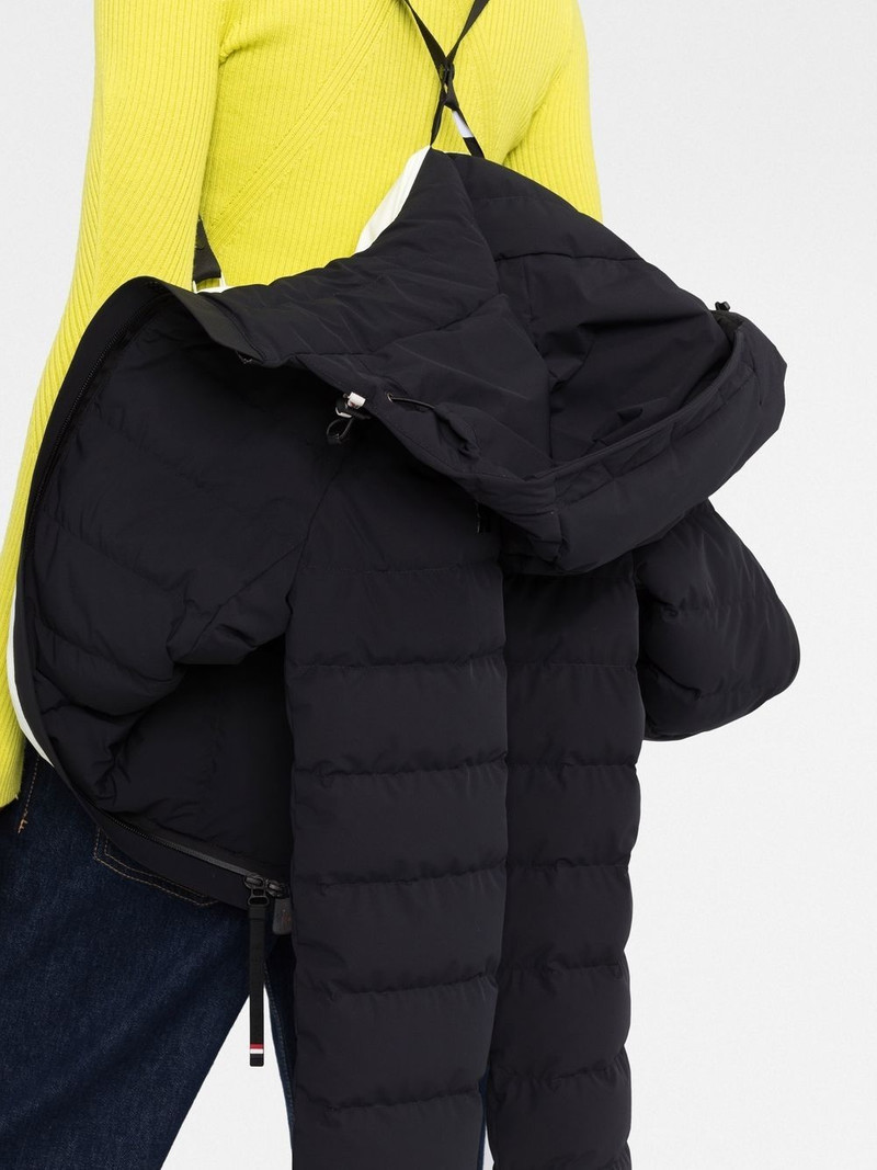 funnel neck padded jacket 5