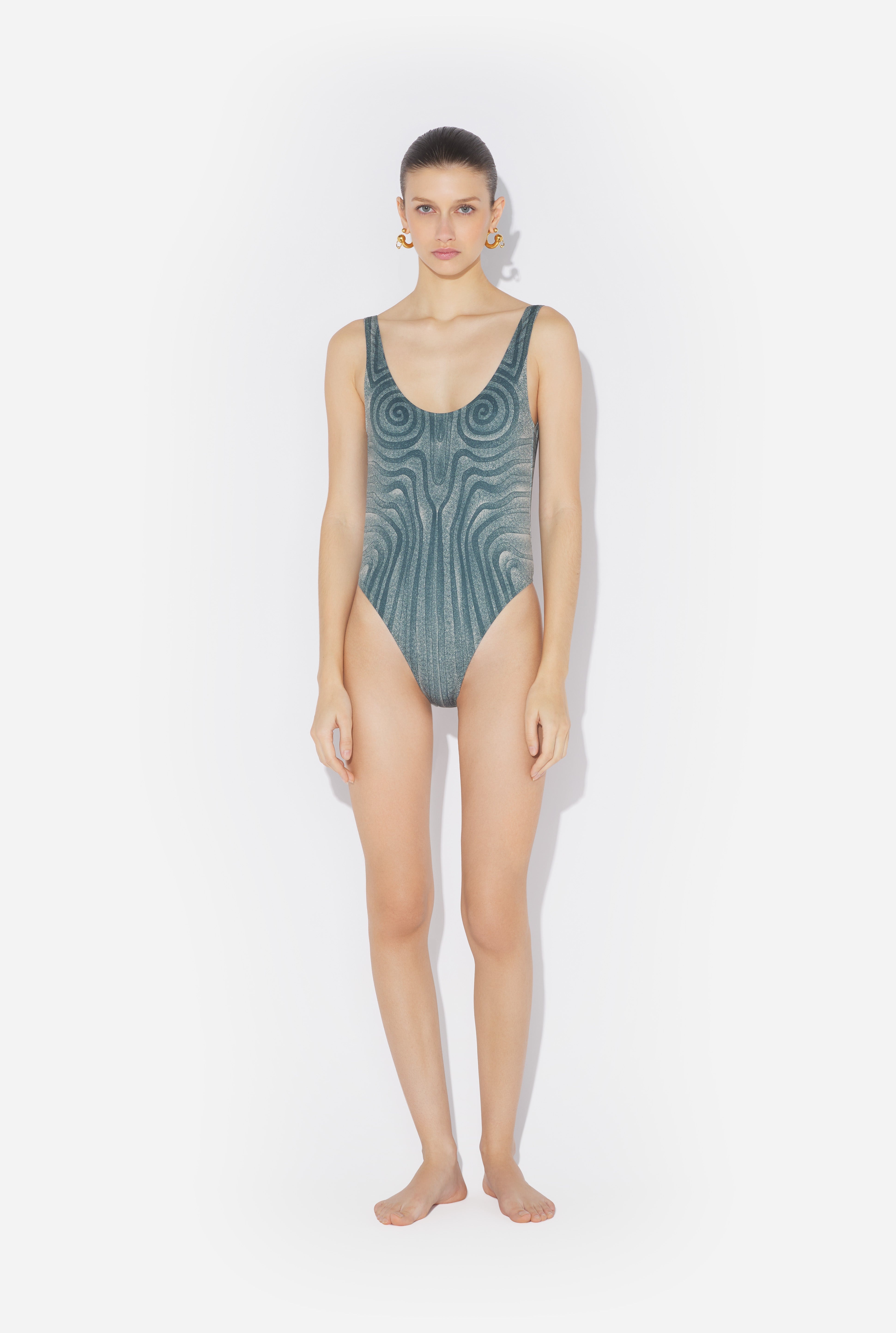 THE BLUE “SPIRALE” SWIMSUIT - 2