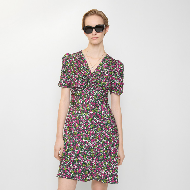 Burberry Ditsy Floral Silk Mini Dress outlook