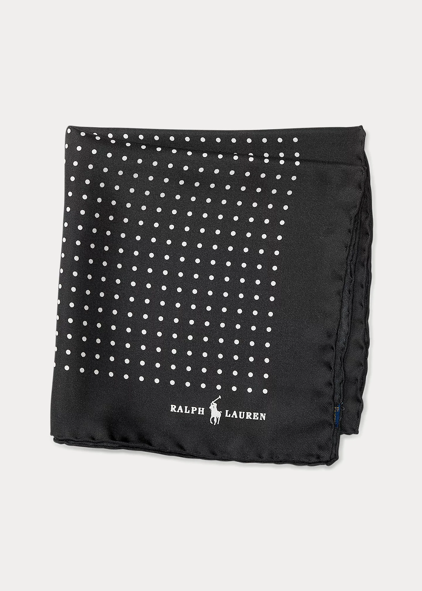 Polka-Dot Silk Pocket Square - 1