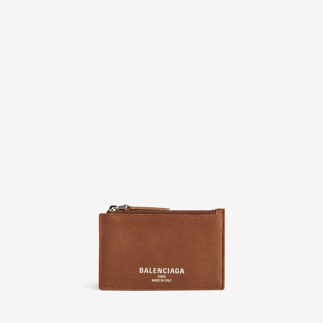 Men's Credit Long Coin And Card Holder in Caramel - 1