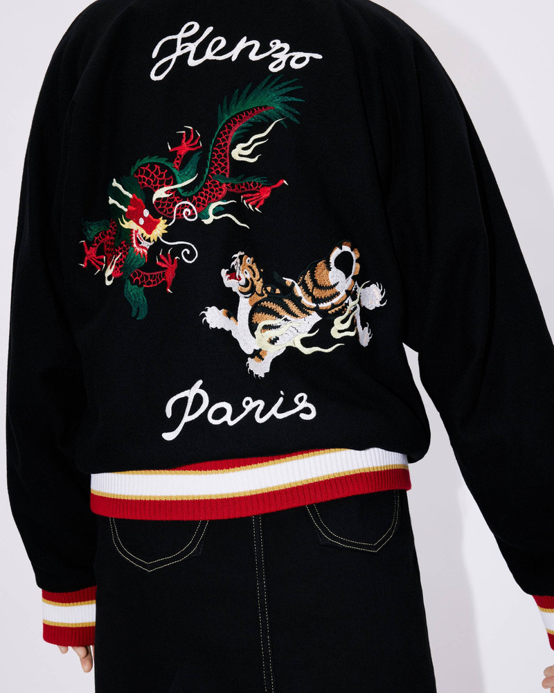 'Year of the Dragon' reversible embroidered genderless jacket 16