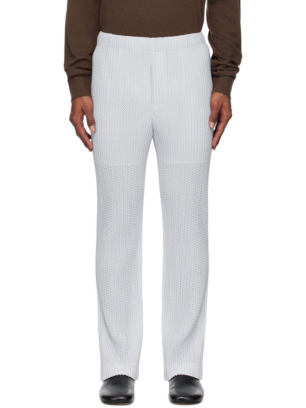 Gray Outer Mesh Trousers - 1