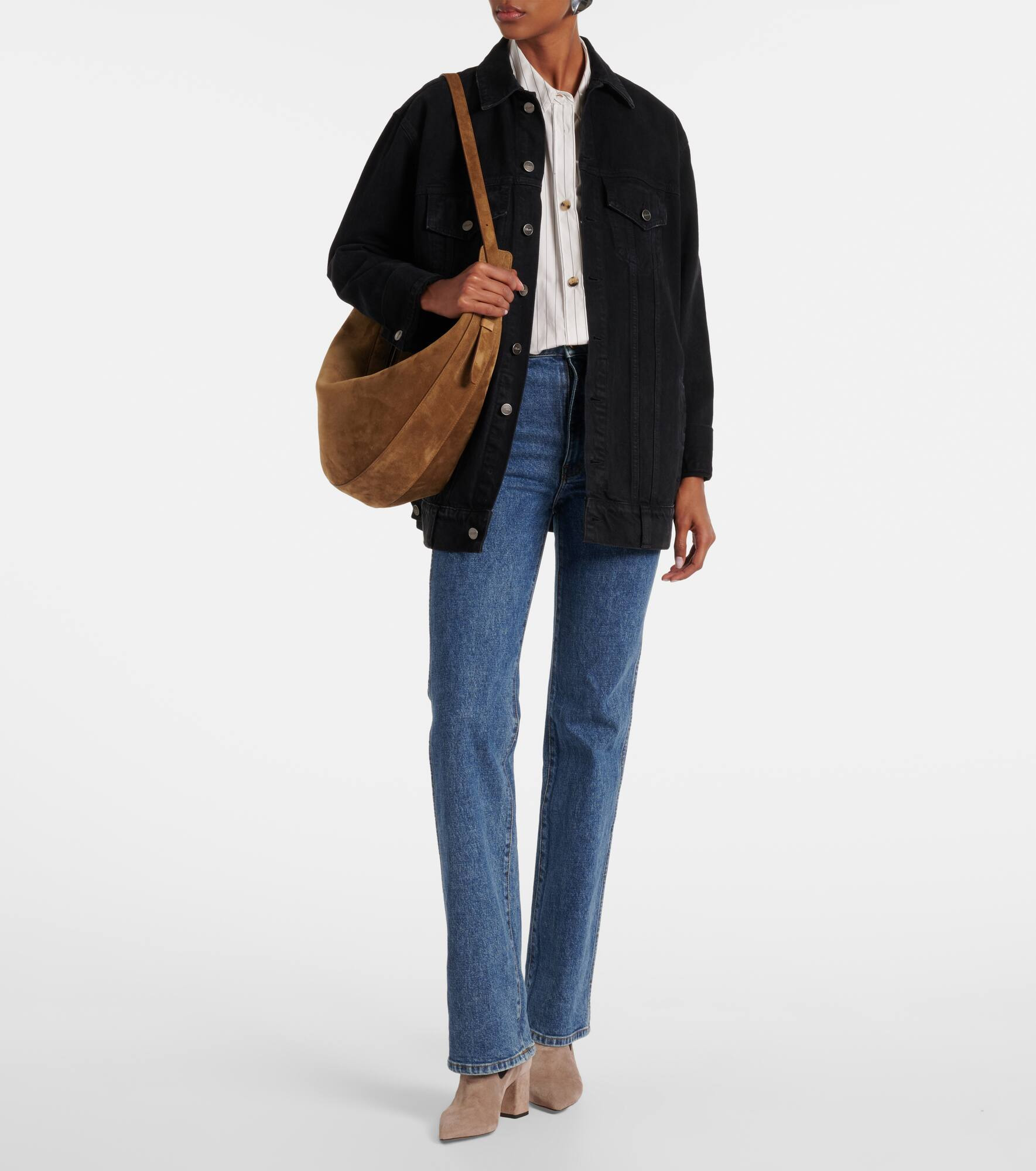 Anja 70 suede ankle boots - 3