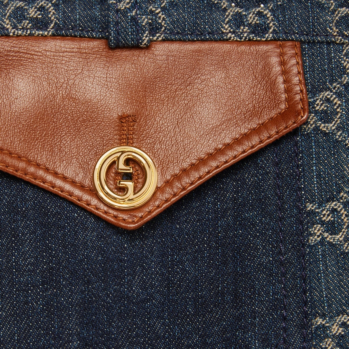 Washed organic denim skirt - 5
