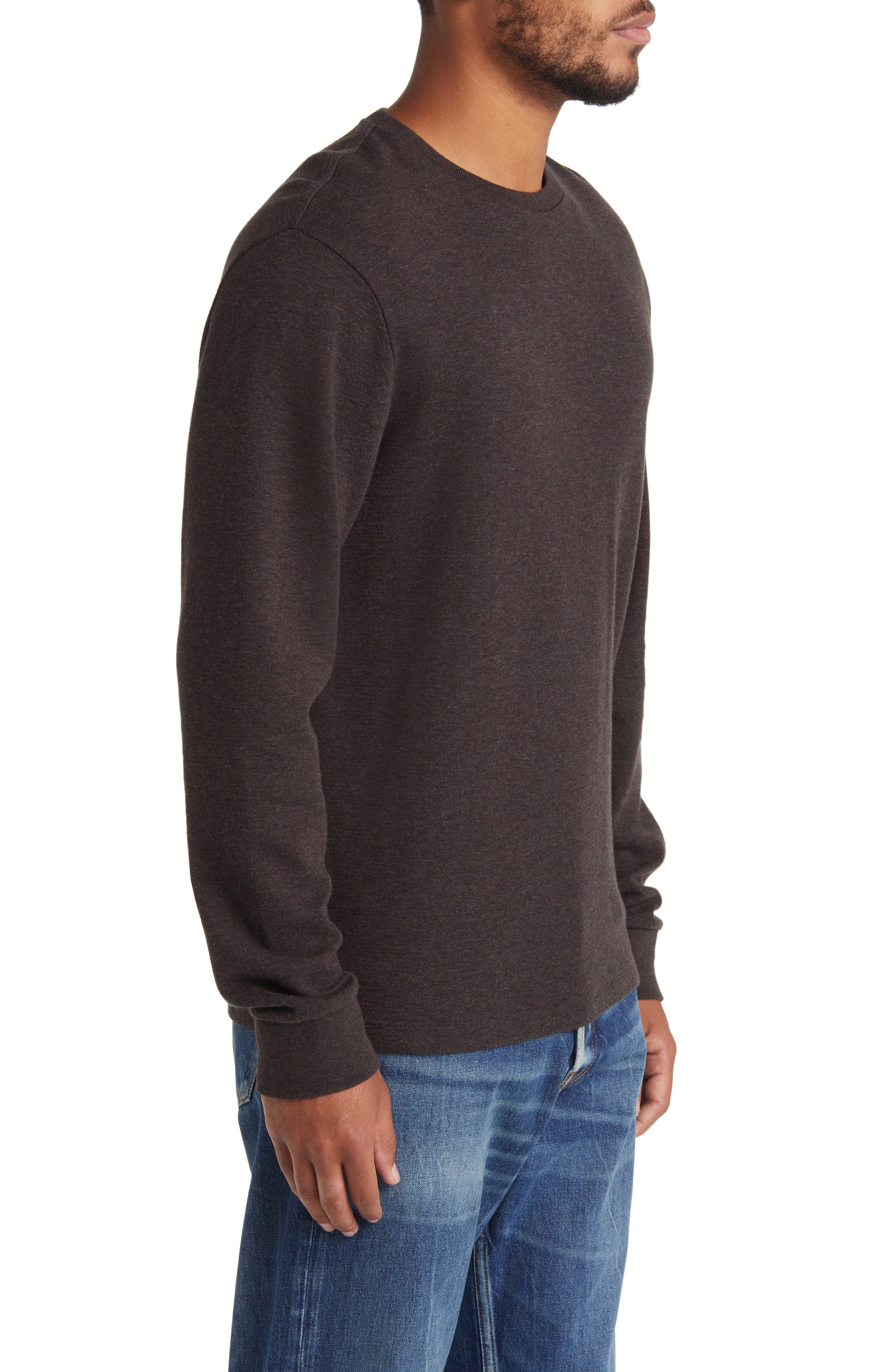 Duo Fold Long Sleeve Cotton T-Shirt - 3
