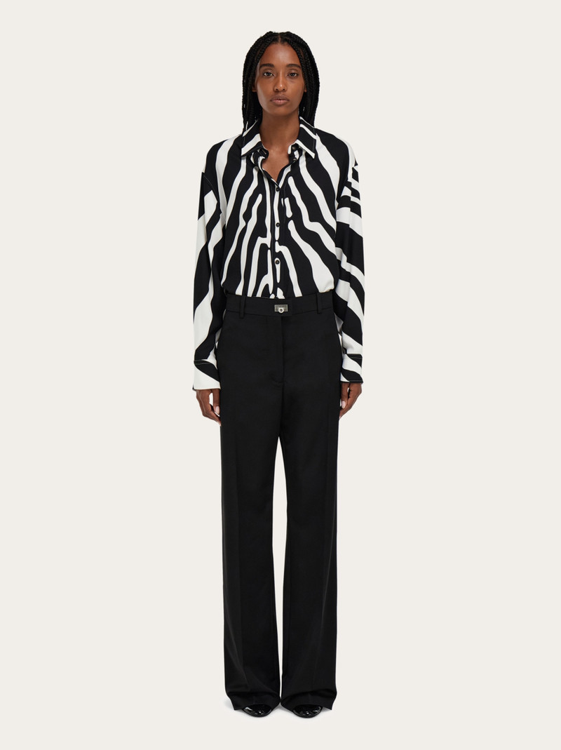 Animal print shirt 7