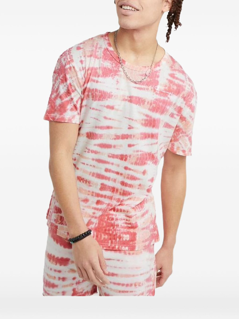 Champion wave dye tickled rose t-shirt outlook
