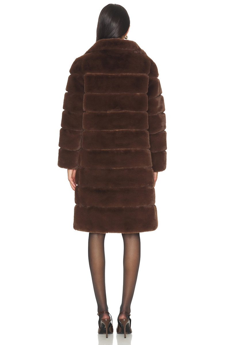 GENERATION LOVE Christie Faux Fur Coat outlook
