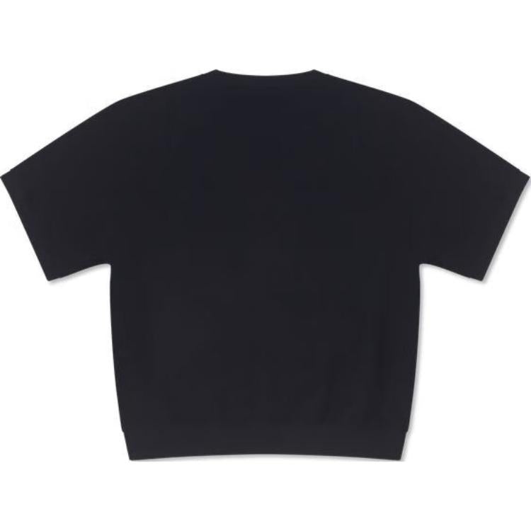 Converse Retro Chuck Crew T-shirt 'Black' 10026428-A01 - 2