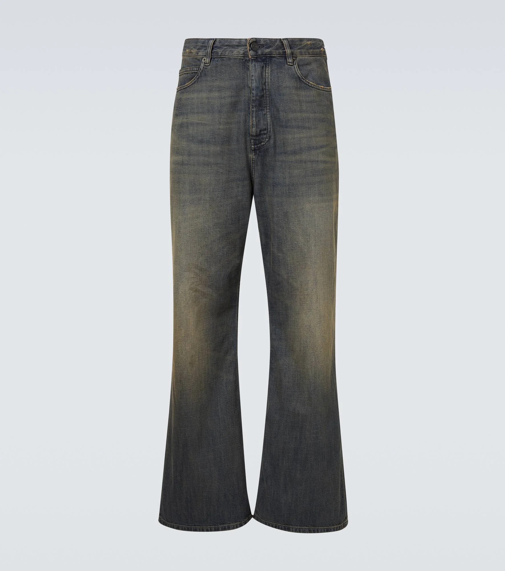 Low-rise flared jeans - 1