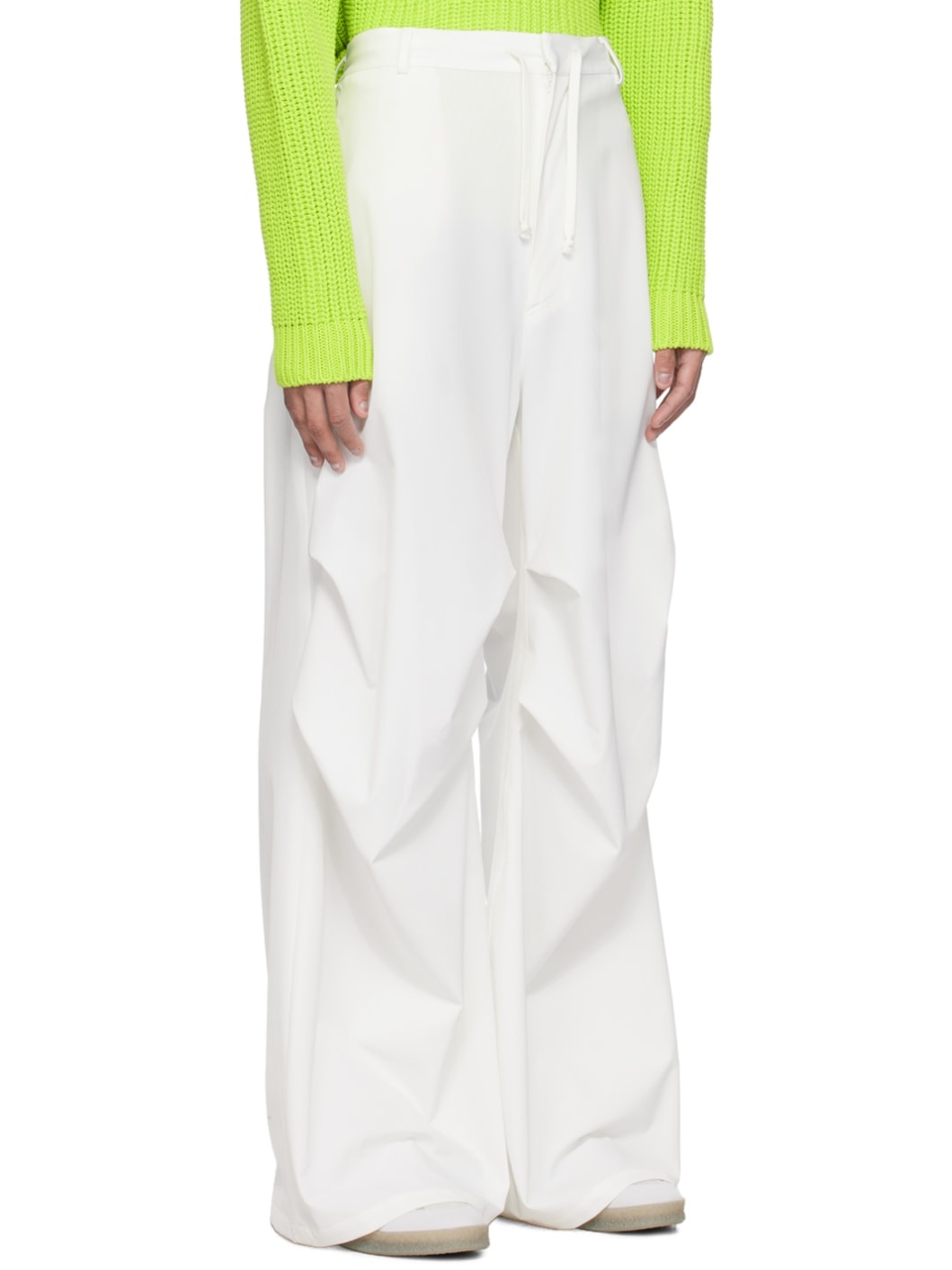 Off-White Wide-Leg Trousers - 2