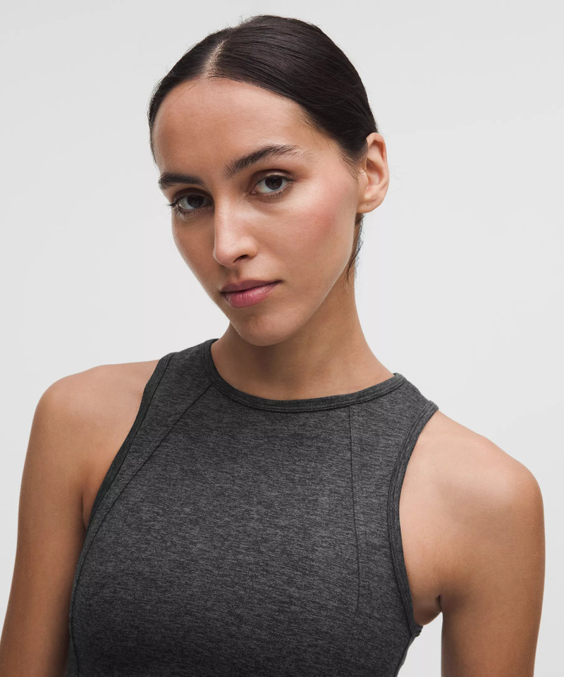 Softy Suedey Crewneck Cropped Tank Top 4