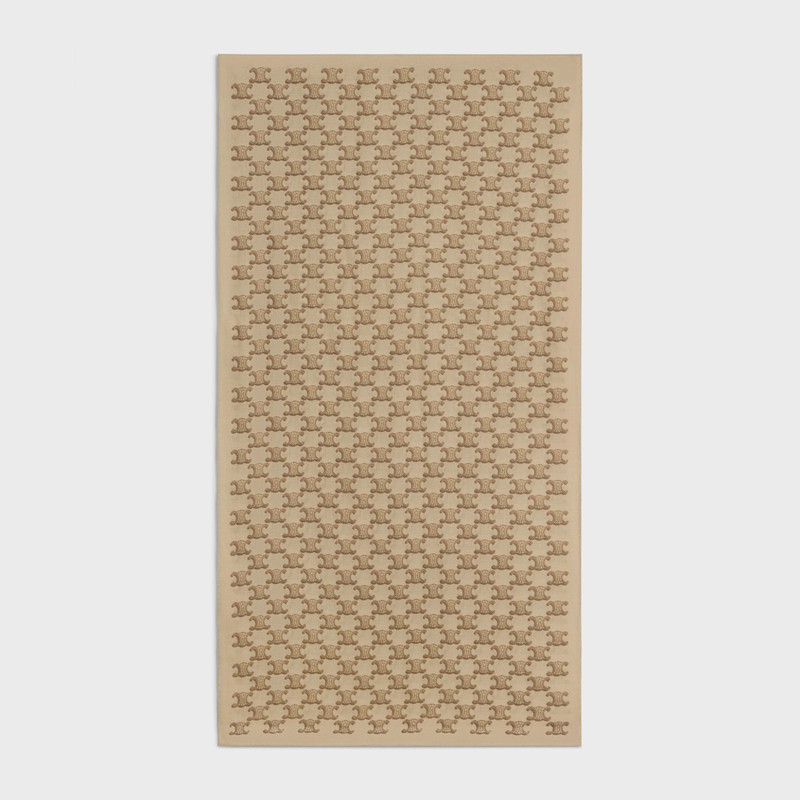 monogrammed shawl in cashmere muslin 1