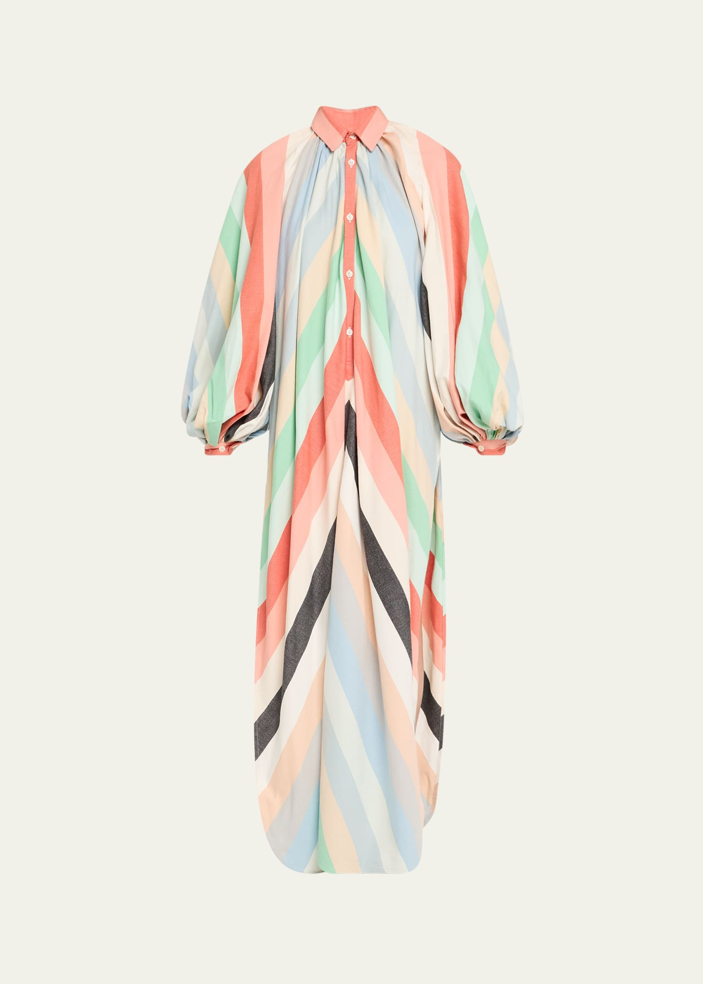 The Touareg Dress with Balloon Sleeves - 1