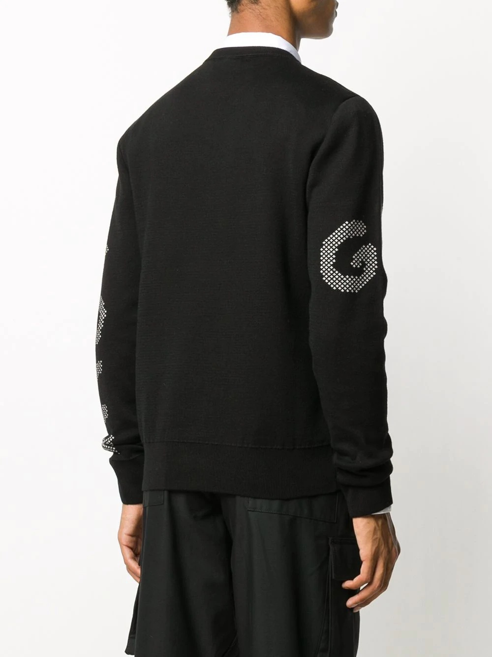 logo-jacquard sweatshirt - 4