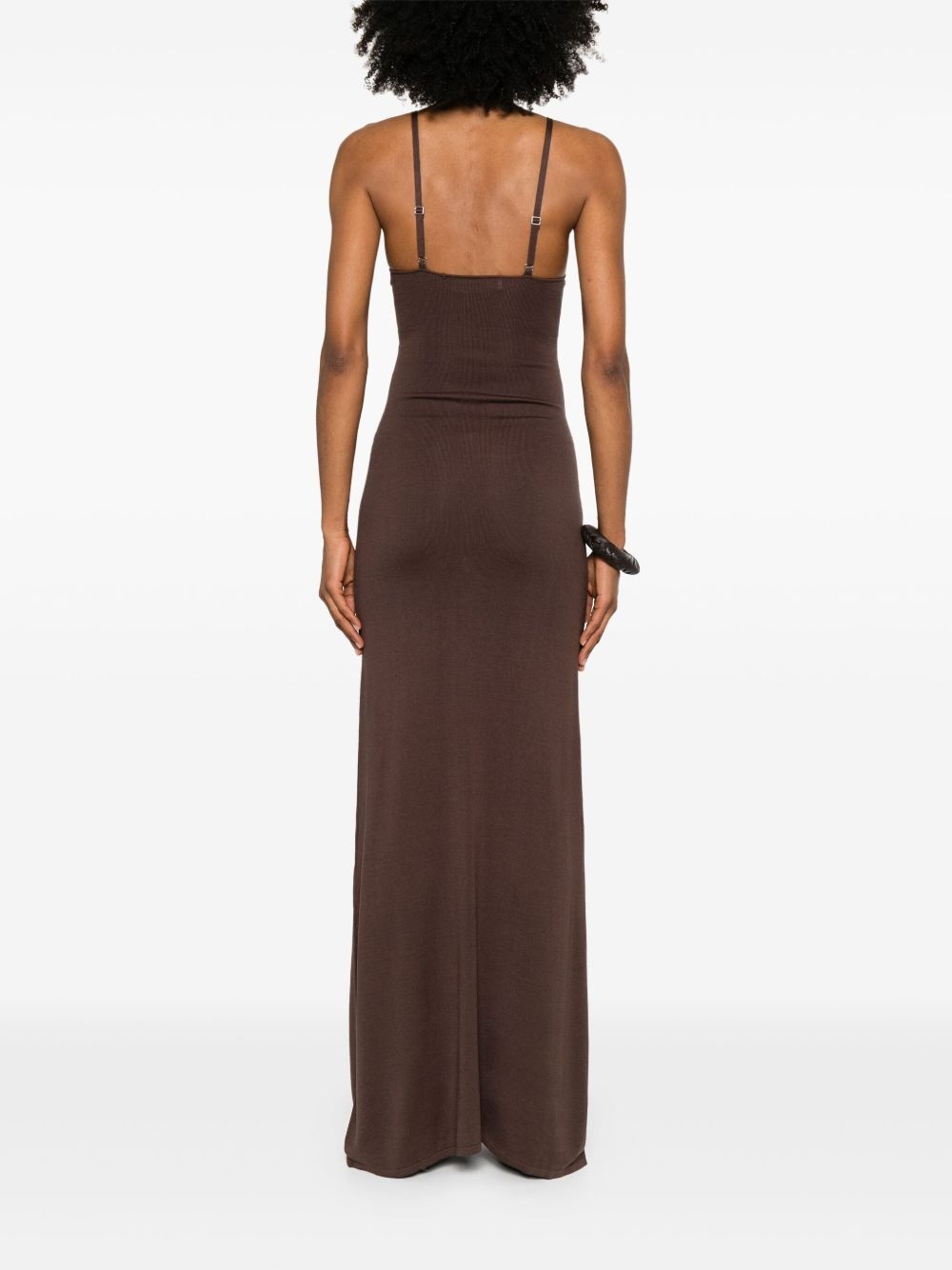 knitted maxi dress - 4