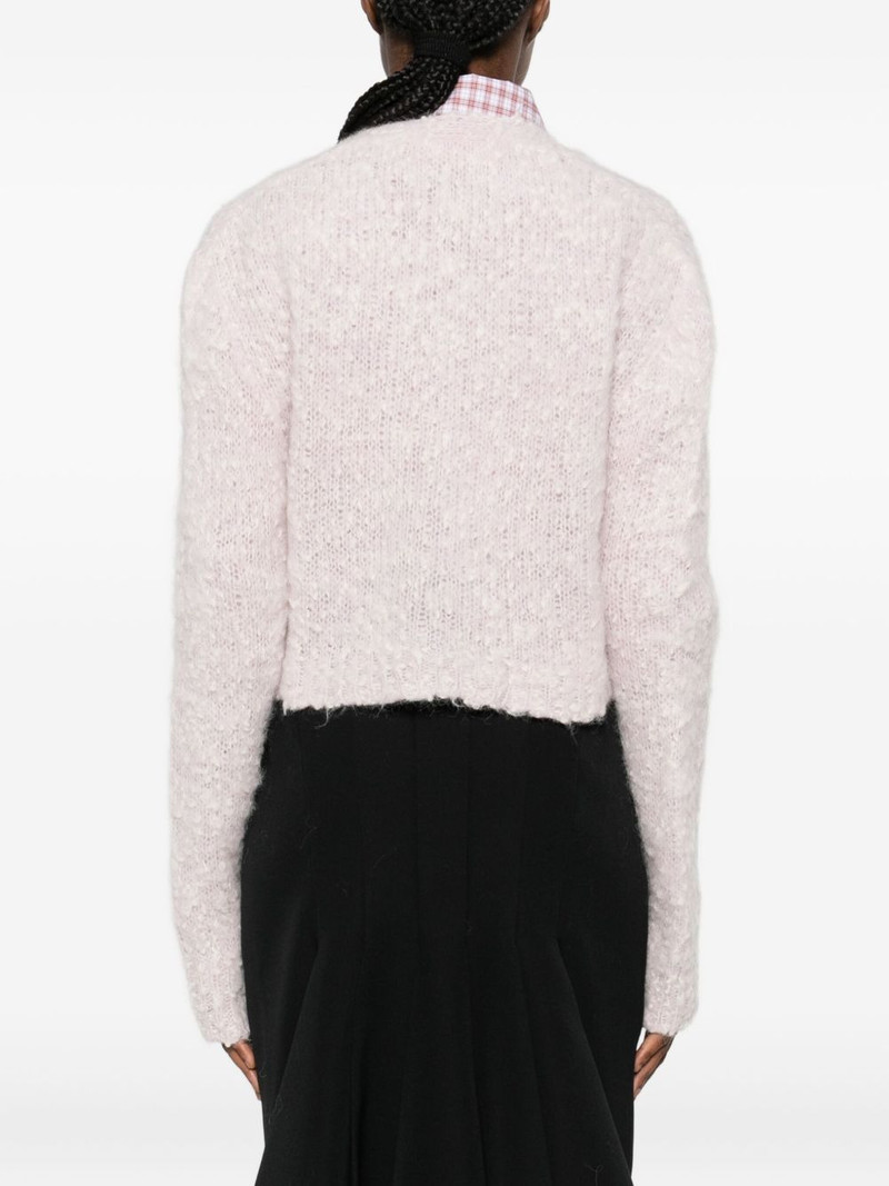 button-down cropped cardigan 4