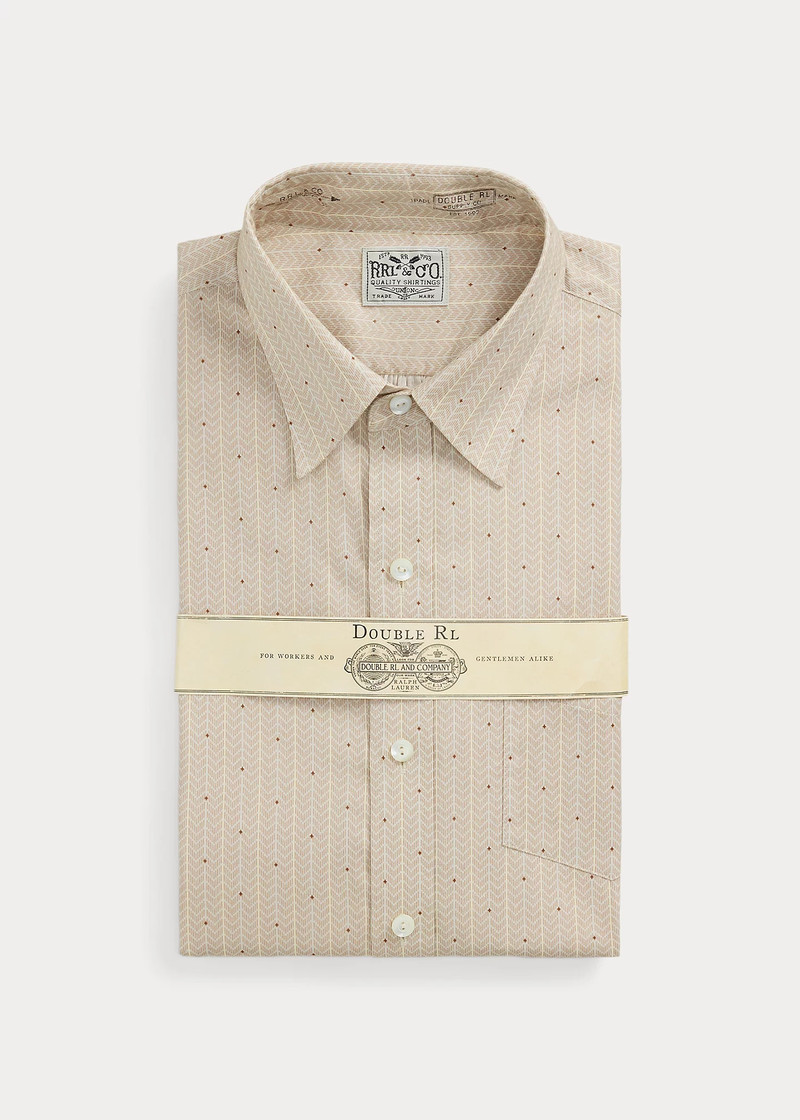 Slim Fit Print Woven Shirt 1