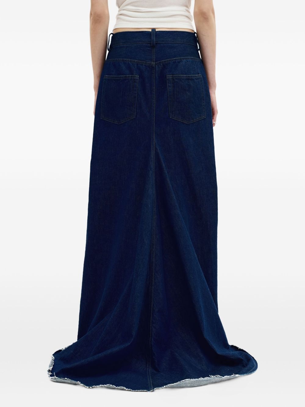 Goele denim maxi skirt - 4