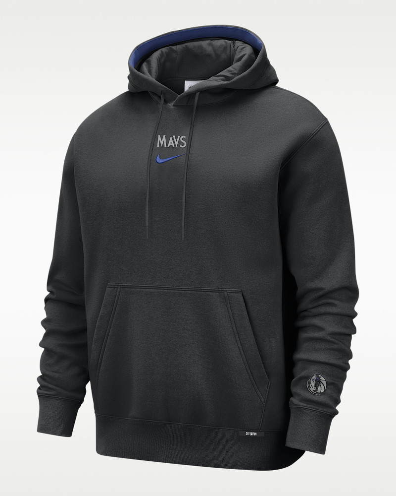 Dallas Mavericks City Edition Men's Nike NBA Premium Club Fleece Hoodie 1