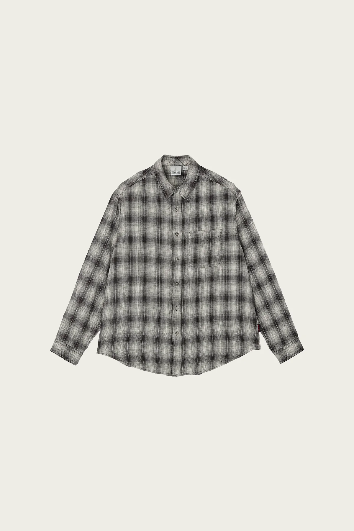 Piled Flannel Shirt - Slate - 1