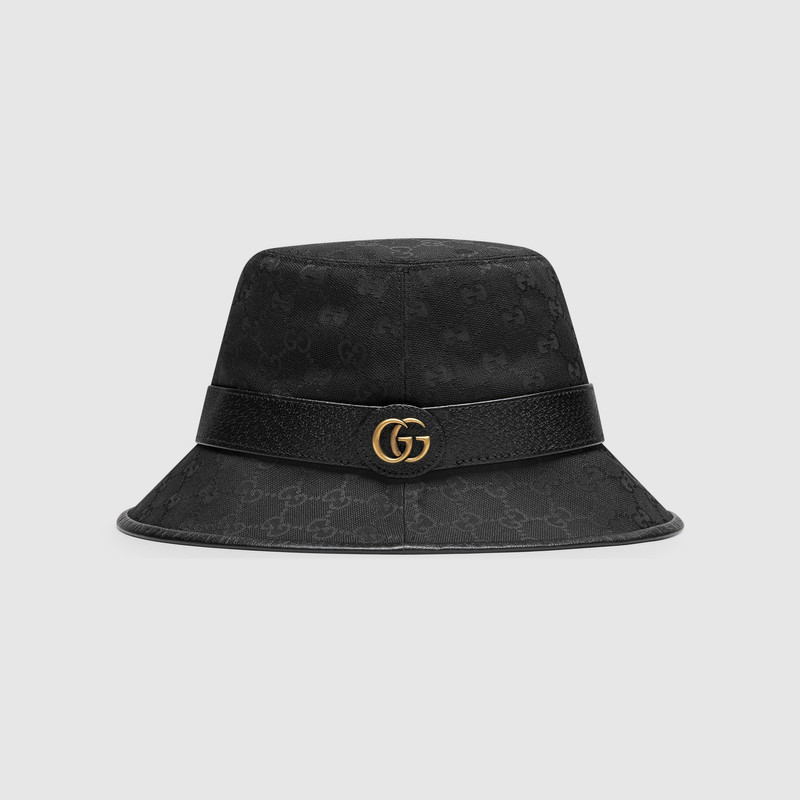 GUCCI GG canvas bucket hat with Double G outlook