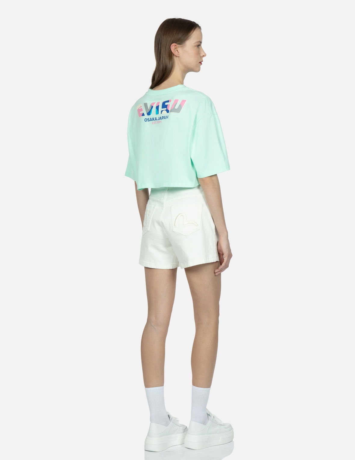 LOGO PRINT CROPPED T-SHIRT - 3