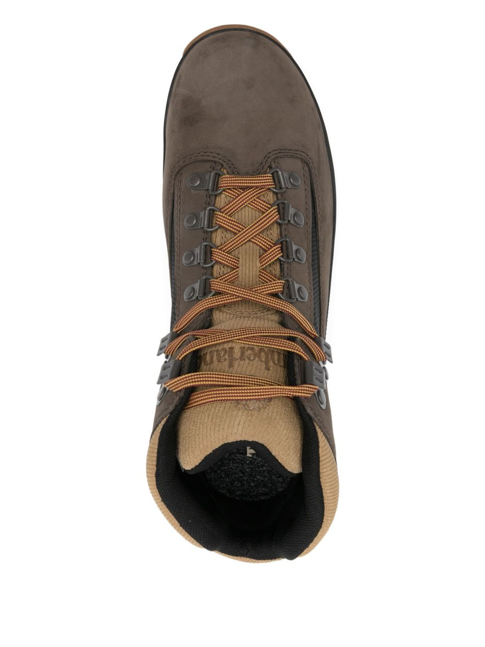 leather mesh boots - 4