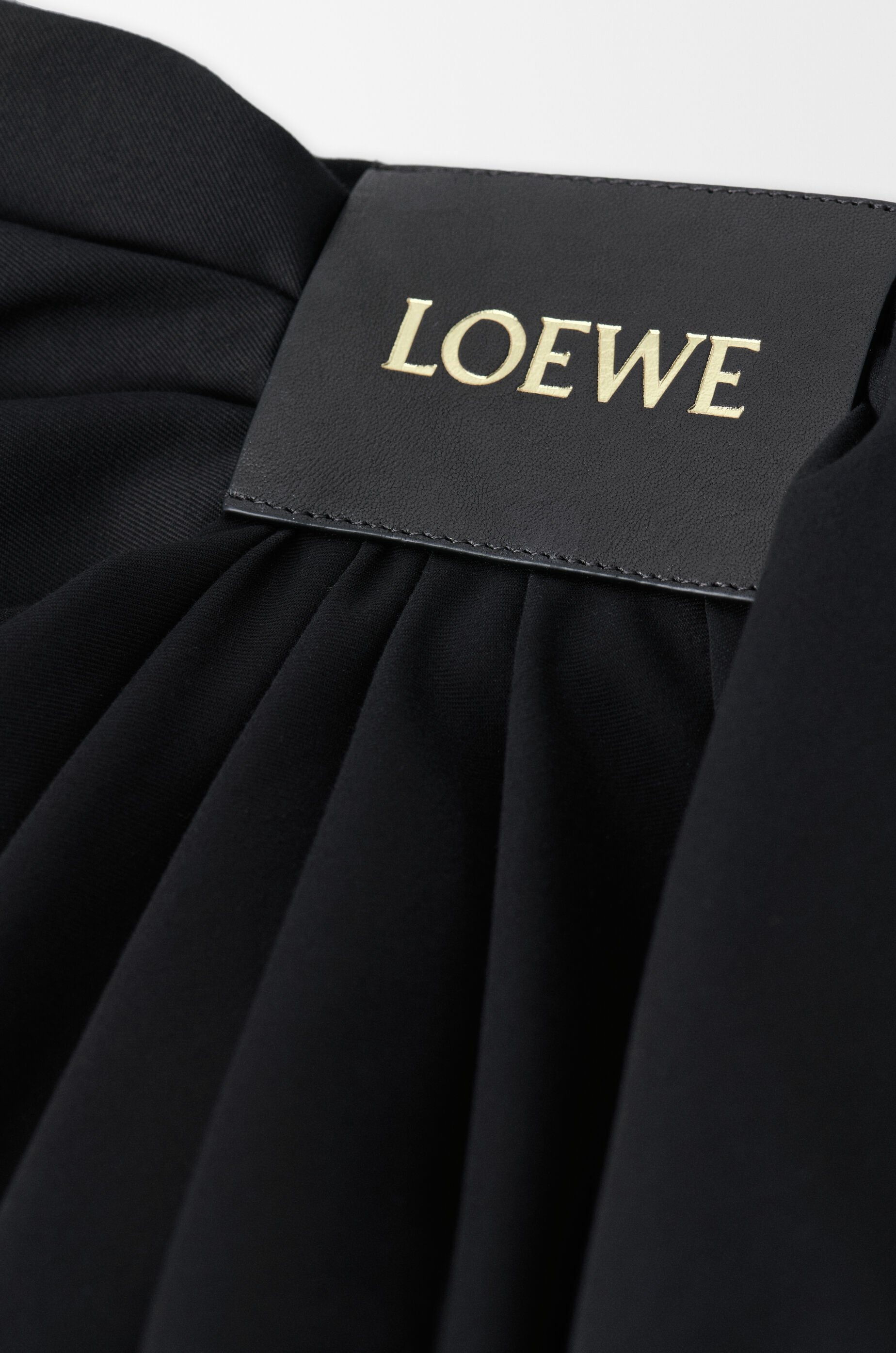 Cropped draped trousers in cotton and silk - 6