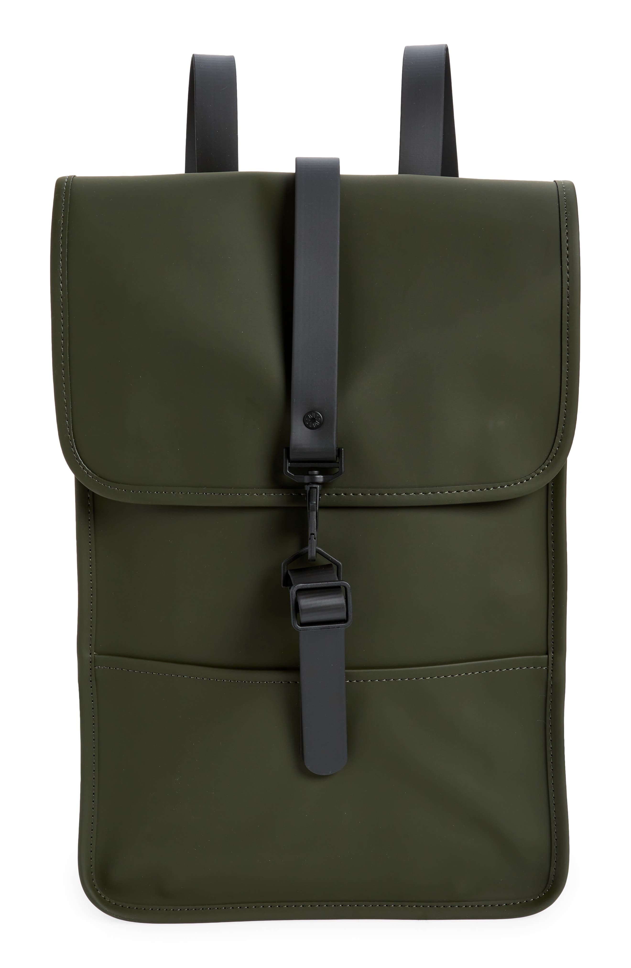 Rains Mini Waterproof Backpack in Green at Nordstrom - 1