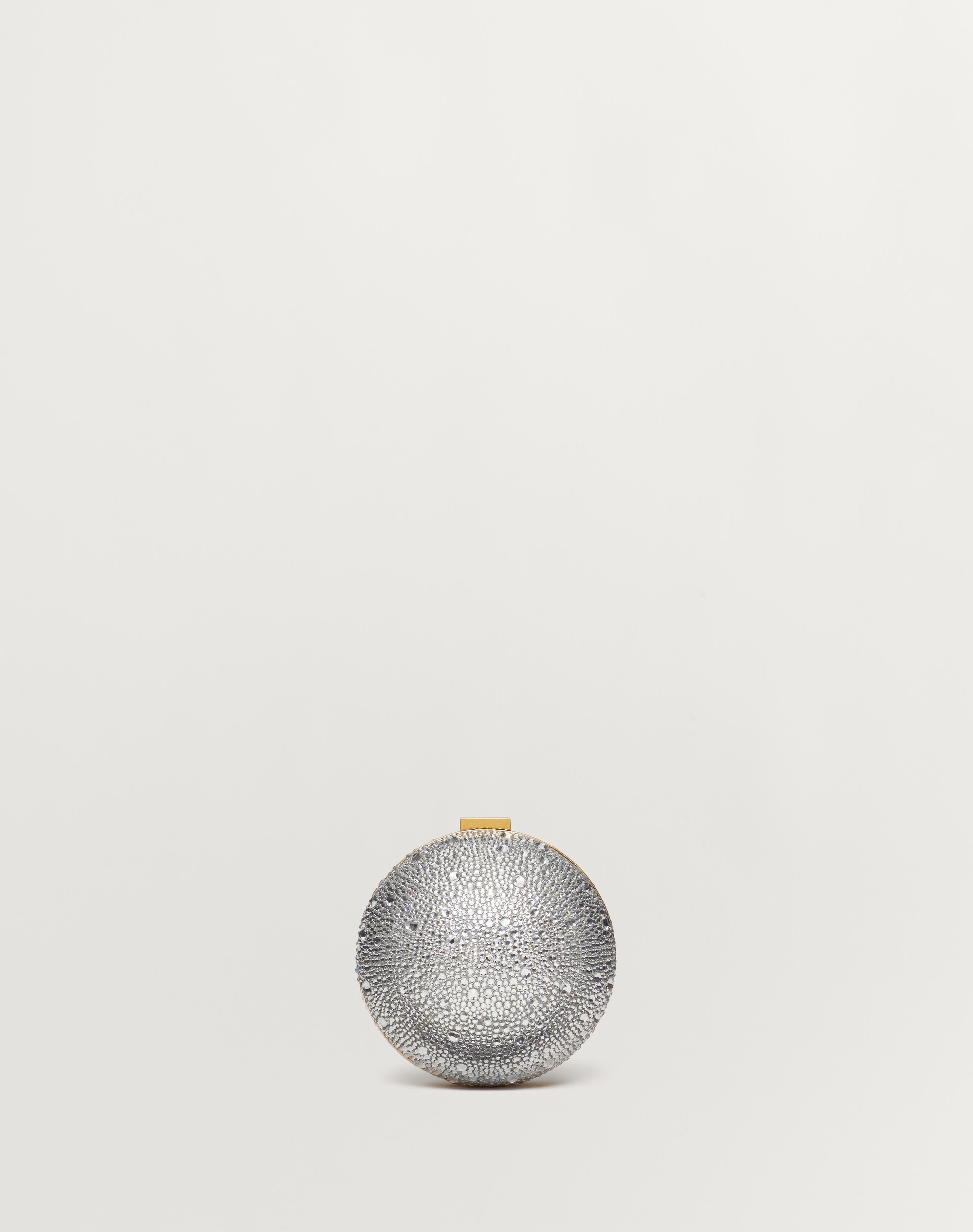 VLOGO SIGNATURE METAL AND SWAROVSKI® CRYSTAL MINAUDIÈRE - 4