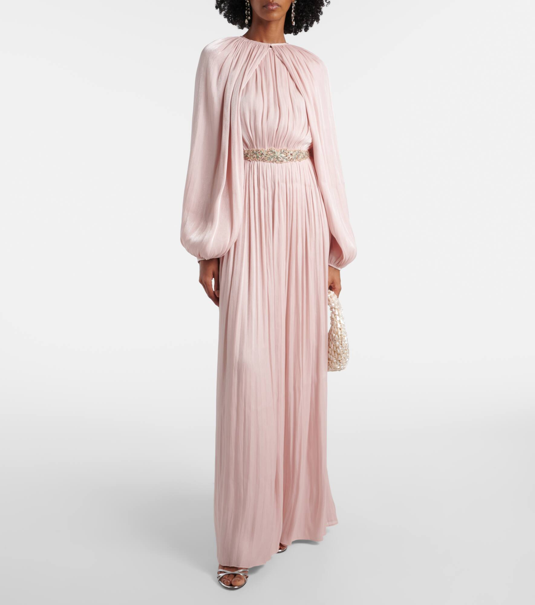 Jazmin georgette lamé gown - 2