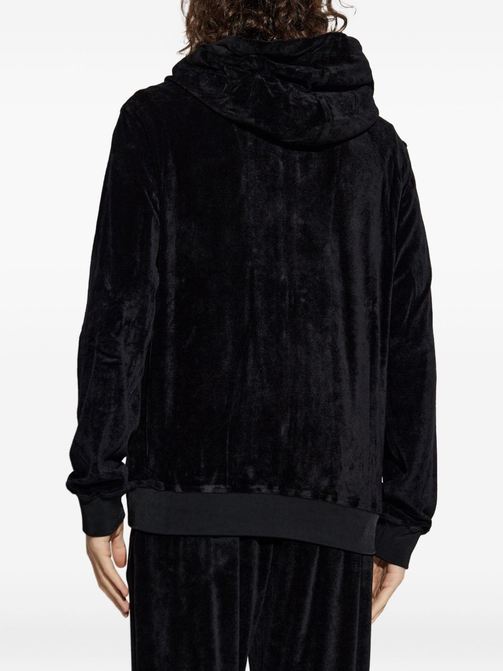 medusa-embellishment hoodie - 4