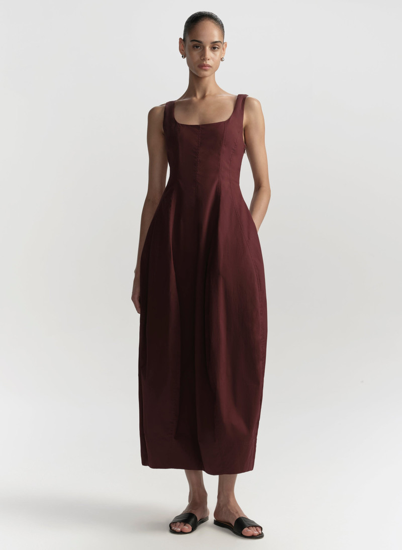 A.L.C. Veda Stretch Cotton Midi Dress outlook