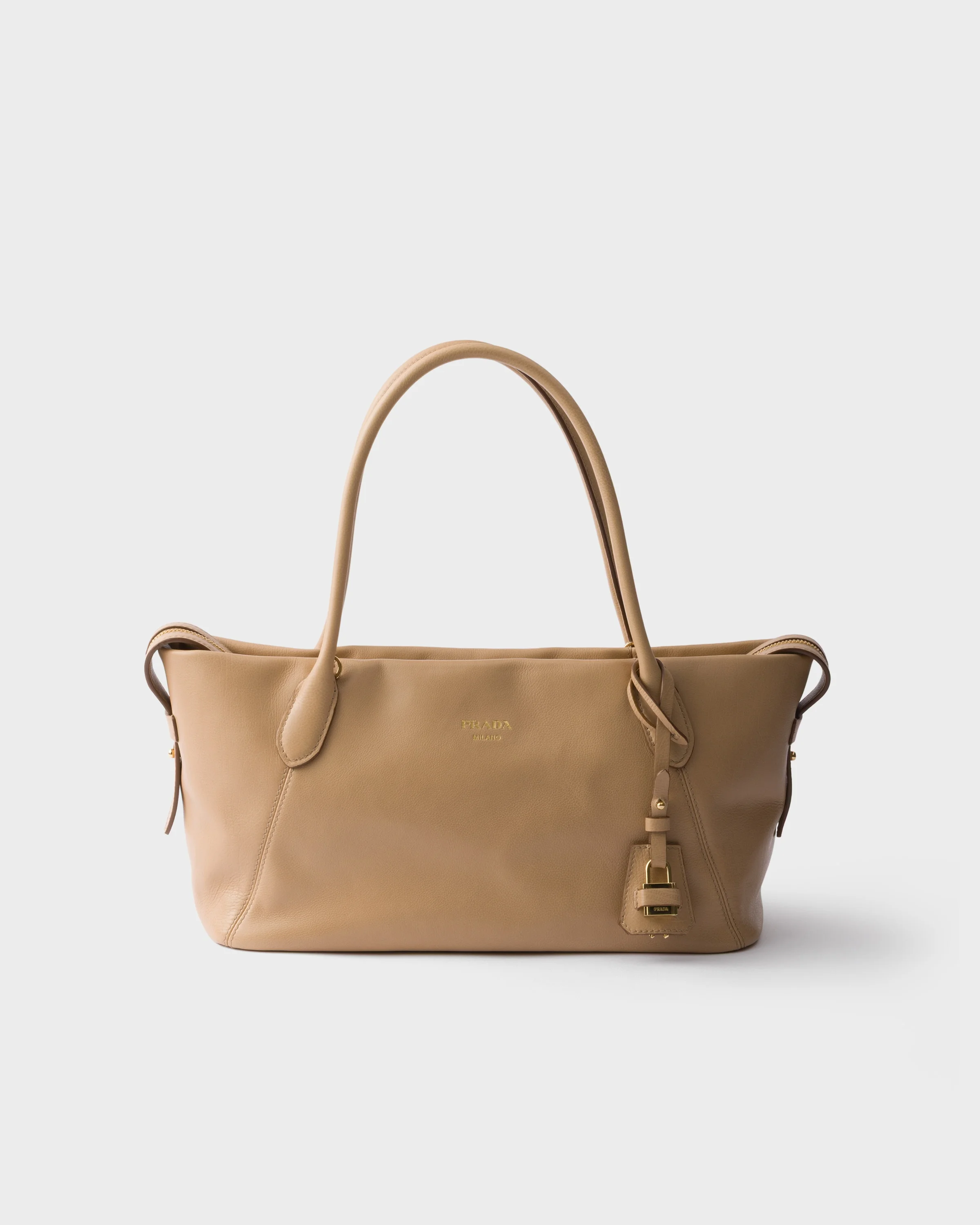 Large leather tote bag - 1